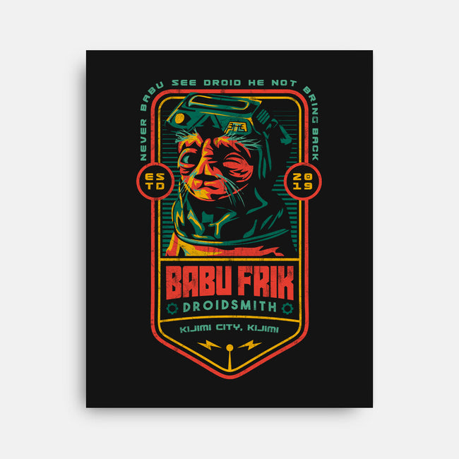 Babu Frik Droidsmith-None-Stretched-Canvas-Arinesart