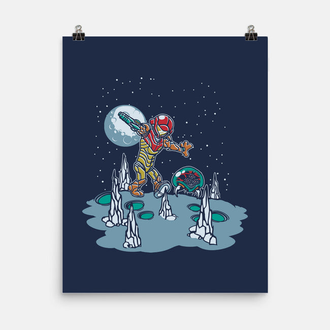 Samus And Metroid-None-Matte-Poster-Arinesart