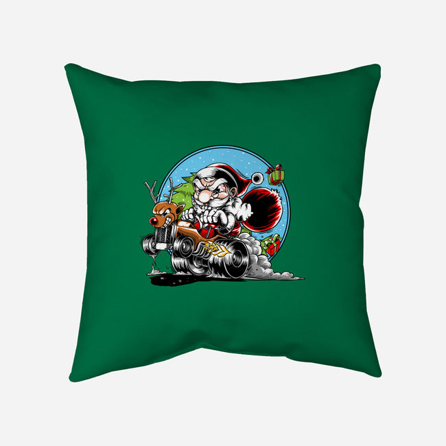 Let's Go Santa-None-Removable Cover w Insert-Throw Pillow-joerawks