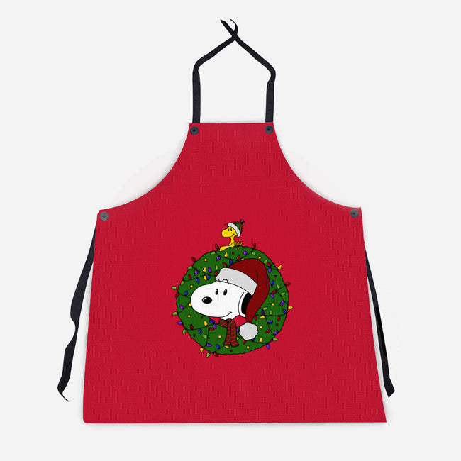 Merry Christmasnuts-Unisex-Kitchen-Apron-Alexhefe