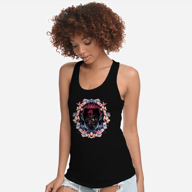 Enigmatic Magician-Womens-Racerback-Tank-glitchygorilla