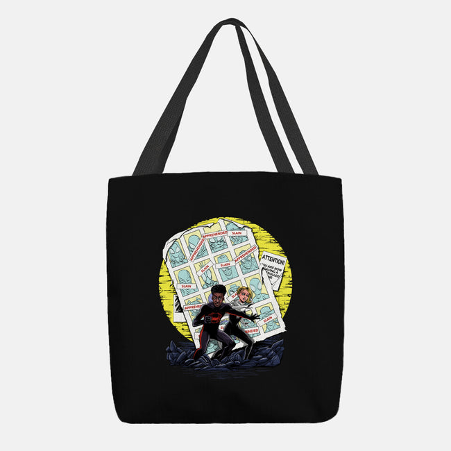 Days Of Spider Past-None-Basic Tote-Bag-zascanauta