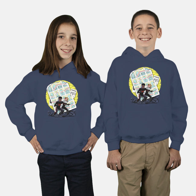 Days Of Spider Past-Youth-Pullover-Sweatshirt-zascanauta