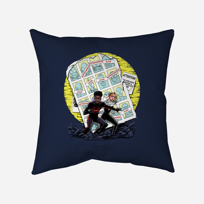 Days Of Spider Past-None-Removable Cover w Insert-Throw Pillow-zascanauta