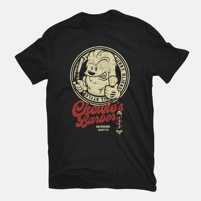 Chewie's Barber Shop-Womens-Basic-Tee-Arinesart