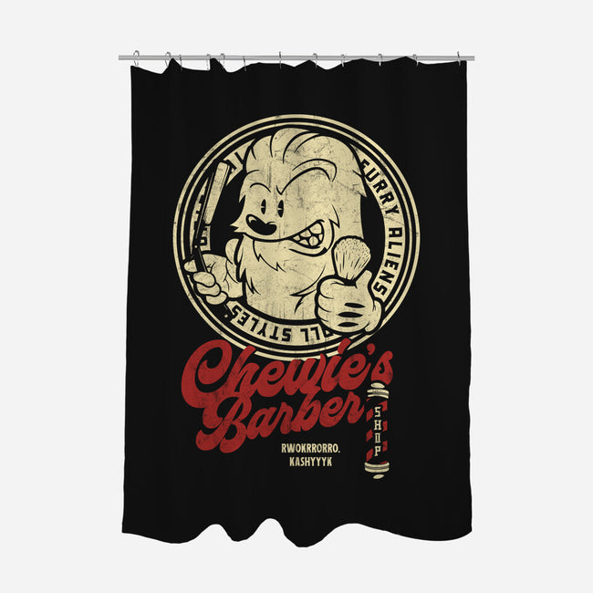 Chewie's Barber Shop-None-Polyester-Shower Curtain-Arinesart