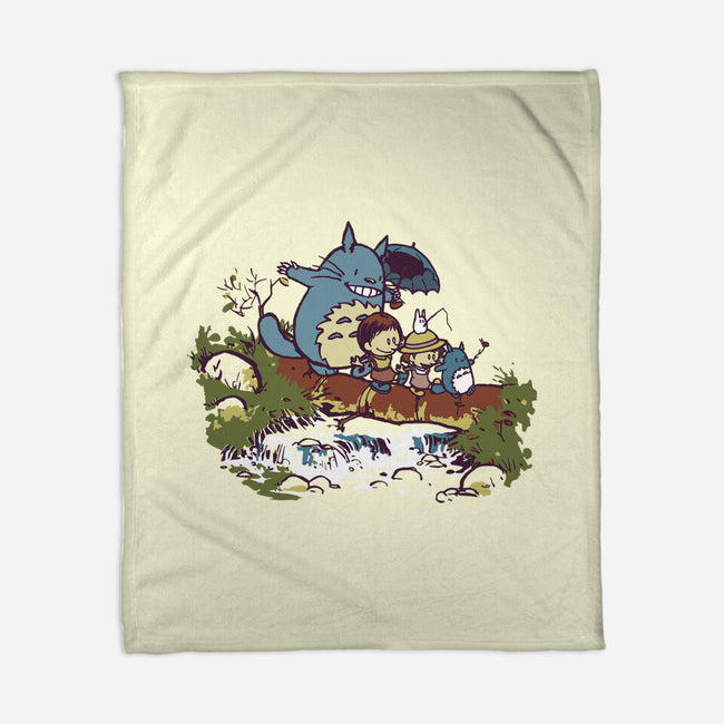 Neighbor And Friends-None-Fleece-Blanket-Arinesart