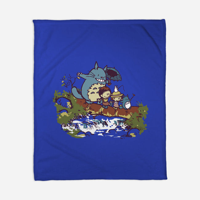 Neighbor And Friends-None-Fleece-Blanket-Arinesart