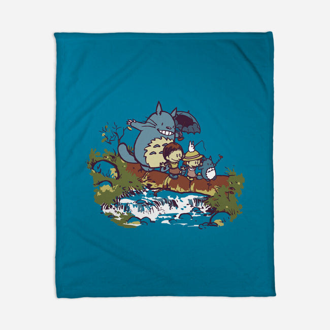 Neighbor And Friends-None-Fleece-Blanket-Arinesart