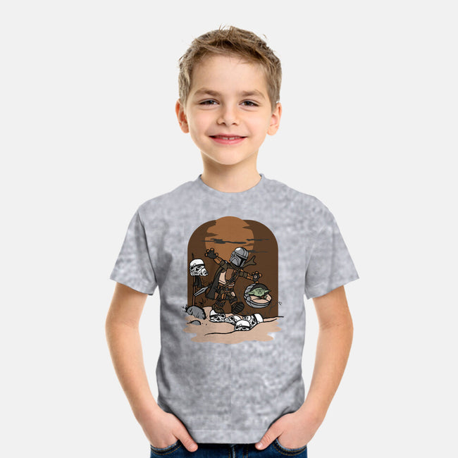 Mando And Grogu-Youth-Basic-Tee-Arinesart