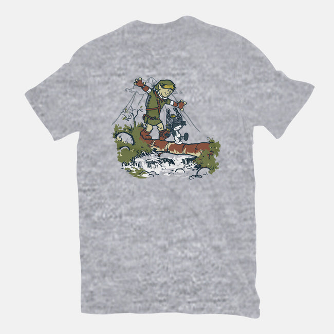 Link And Midna-Unisex-Basic-Tee-Arinesart