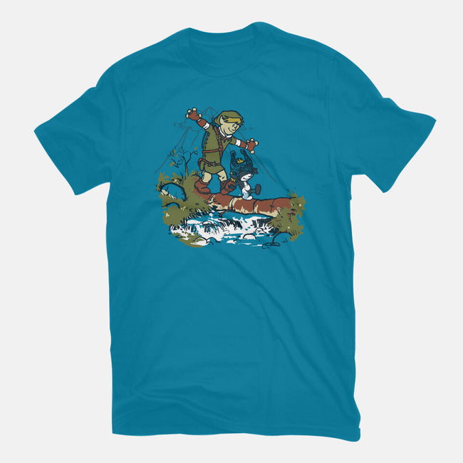 Link And Midna-Unisex-Basic-Tee-Arinesart