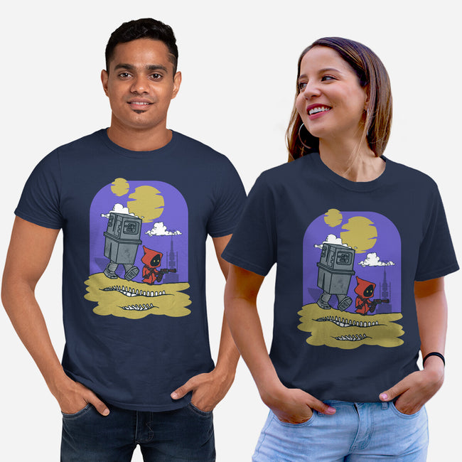 Jawa And Droid-Unisex-Basic-Tee-Arinesart