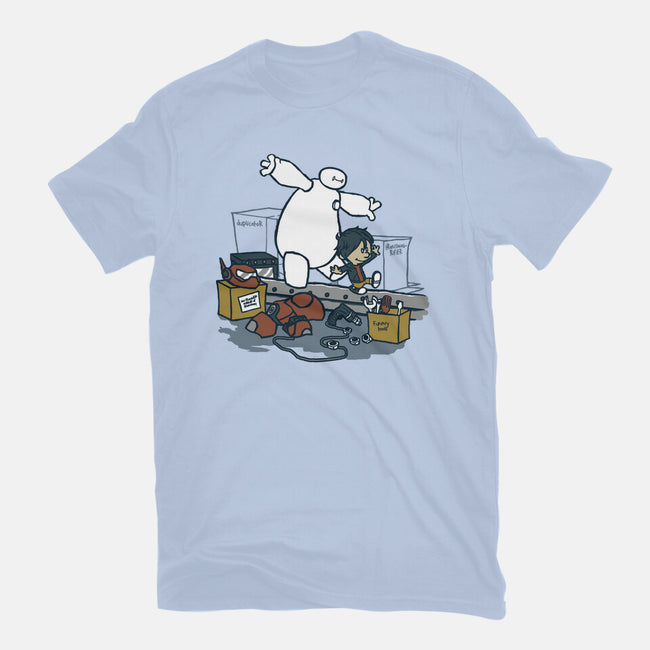 Hiro And Baymax-Unisex-Basic-Tee-Arinesart