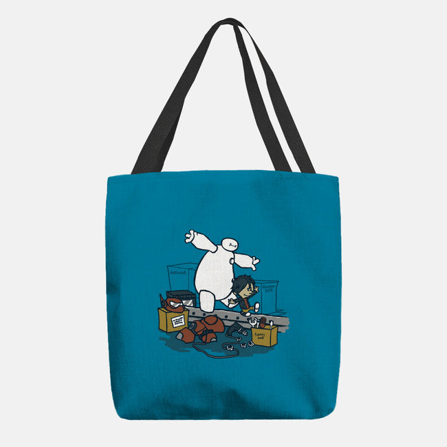 Hiro And Baymax-None-Basic Tote-Bag-Arinesart