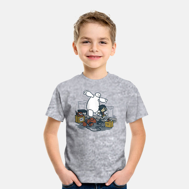 Hiro And Baymax-Youth-Basic-Tee-Arinesart