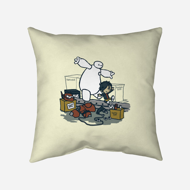 Hiro And Baymax-None-Removable Cover w Insert-Throw Pillow-Arinesart