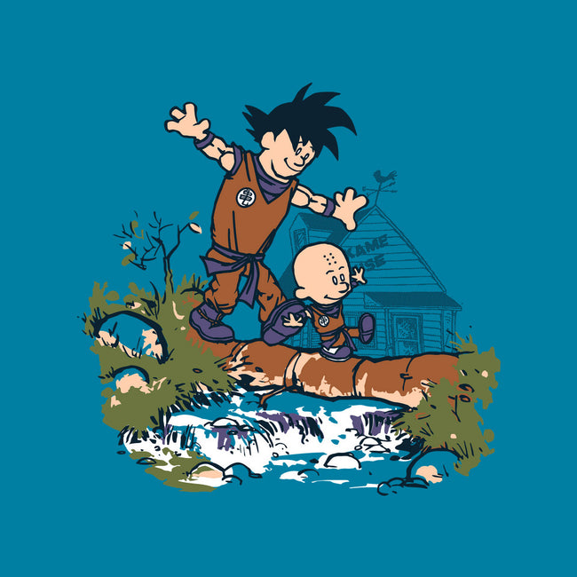 Goku And Krillin-None-Polyester-Shower Curtain-Arinesart