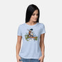 Goku And Krillin-Womens-Basic-Tee-Arinesart