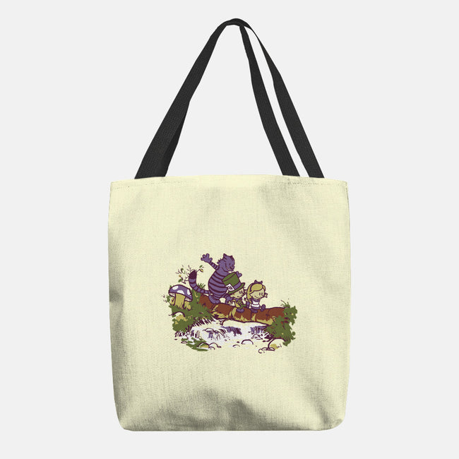 Alice And Friends-None-Basic Tote-Bag-Arinesart