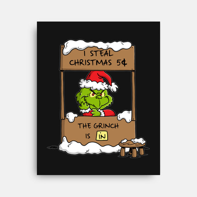 Grinch Help-None-Stretched-Canvas-Barbadifuoco