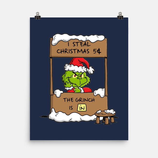 Grinch Help-None-Matte-Poster-Barbadifuoco