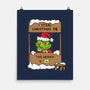 Grinch Help-None-Matte-Poster-Barbadifuoco