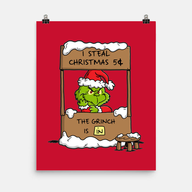 Grinch Help-None-Matte-Poster-Barbadifuoco