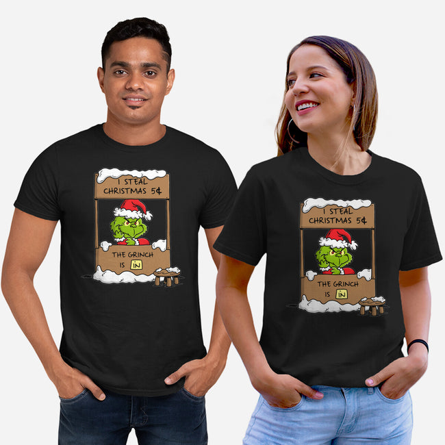 Grinch Help-Unisex-Basic-Tee-Barbadifuoco