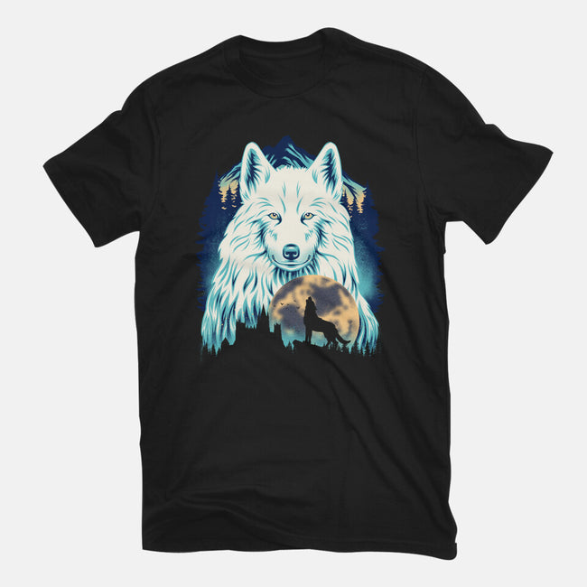 Snow Wolf-Unisex-Basic-Tee-rmatix