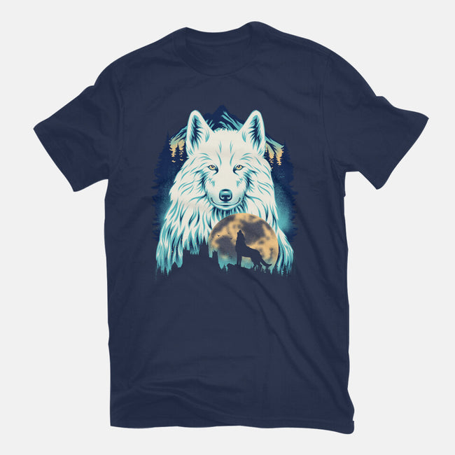 Snow Wolf-Mens-Basic-Tee-rmatix