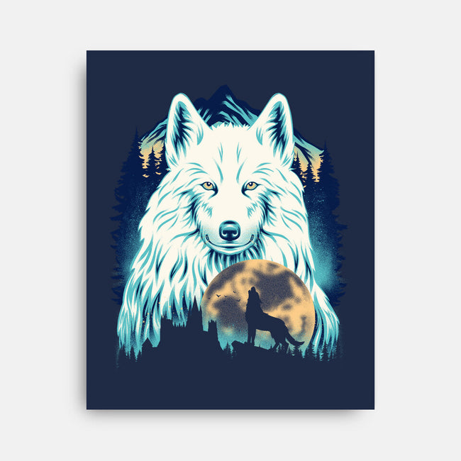 Snow Wolf-None-Stretched-Canvas-rmatix