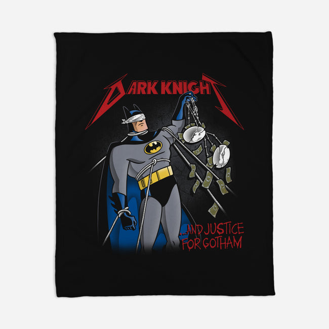 And Justice For Gotham-None-Fleece-Blanket-Barbadifuoco