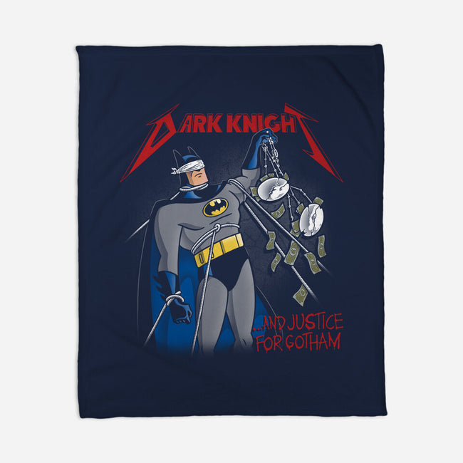 And Justice For Gotham-None-Fleece-Blanket-Barbadifuoco