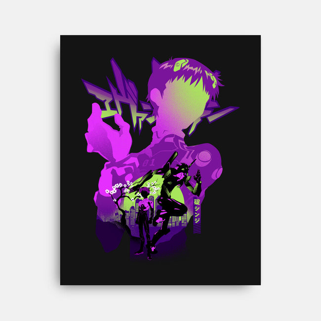 Shinji Silhouette-None-Stretched-Canvas-hypertwenty