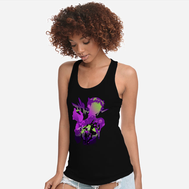 Shinji Silhouette-Womens-Racerback-Tank-hypertwenty