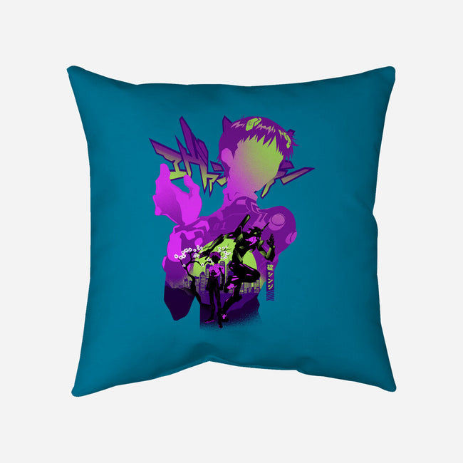 Shinji Silhouette-None-Removable Cover w Insert-Throw Pillow-hypertwenty