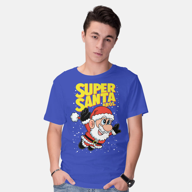 Super Santa Bros-Mens-Basic-Tee-Barbadifuoco