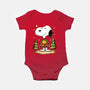 Snoopy's Cozy Christmas-Baby-Basic-Onesie-JamesQJO