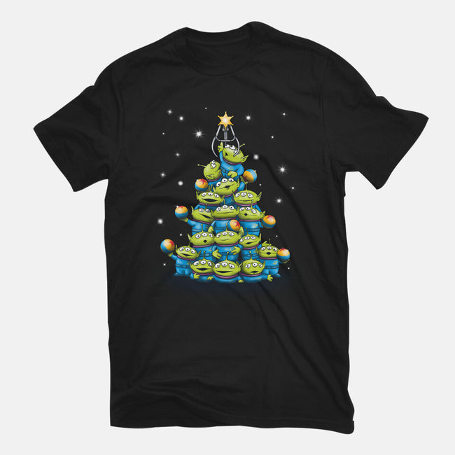 Ohh The Claw-mas Tree-Unisex-Basic-Tee-NMdesign