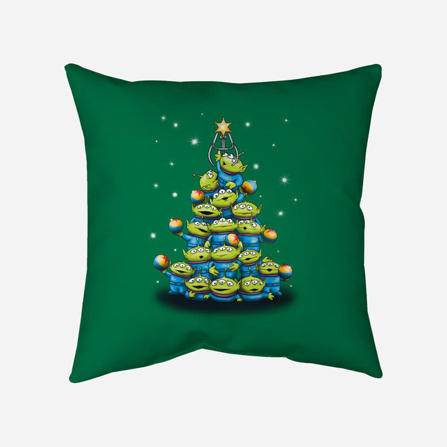 Ohh The Claw-mas Tree-None-Removable Cover w Insert-Throw Pillow-NMdesign