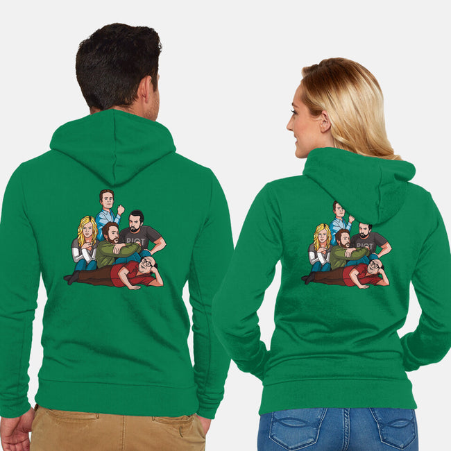 The Paddy's Club-Unisex-Zip-Up-Sweatshirt-jasesa