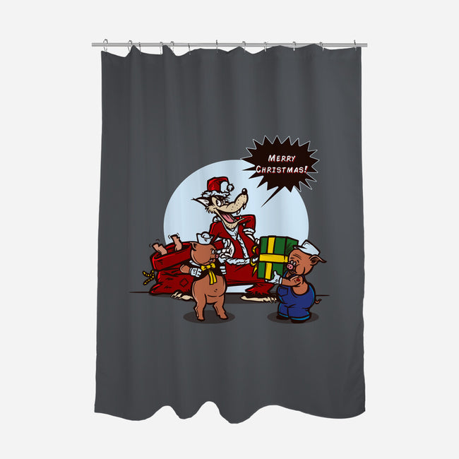 Merry Dinner-None-Polyester-Shower Curtain-AndreusD