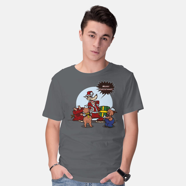 Merry Dinner-Mens-Basic-Tee-AndreusD