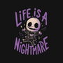 Life Is A Nightmare-None-Fleece-Blanket-Arigatees