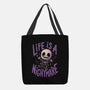 Life Is A Nightmare-None-Basic Tote-Bag-Arigatees