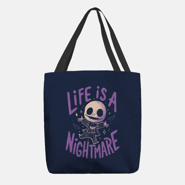 Life Is A Nightmare-None-Basic Tote-Bag-Arigatees