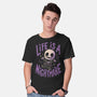 Life Is A Nightmare-Mens-Basic-Tee-Arigatees