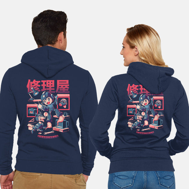 Mega Workshop-Unisex-Zip-Up-Sweatshirt-eduely