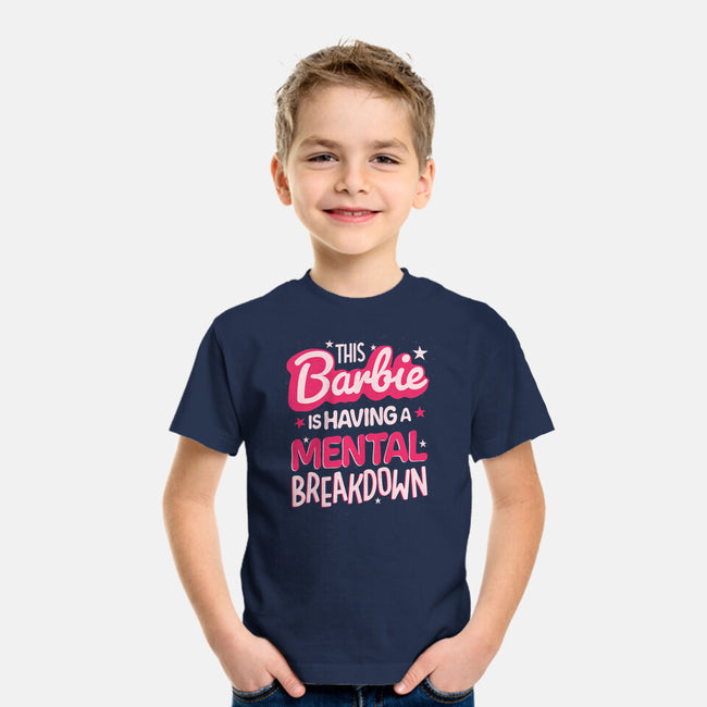 This Barbie Is Having A Mental Breakdown-Youth-Basic-Tee-koalastudio